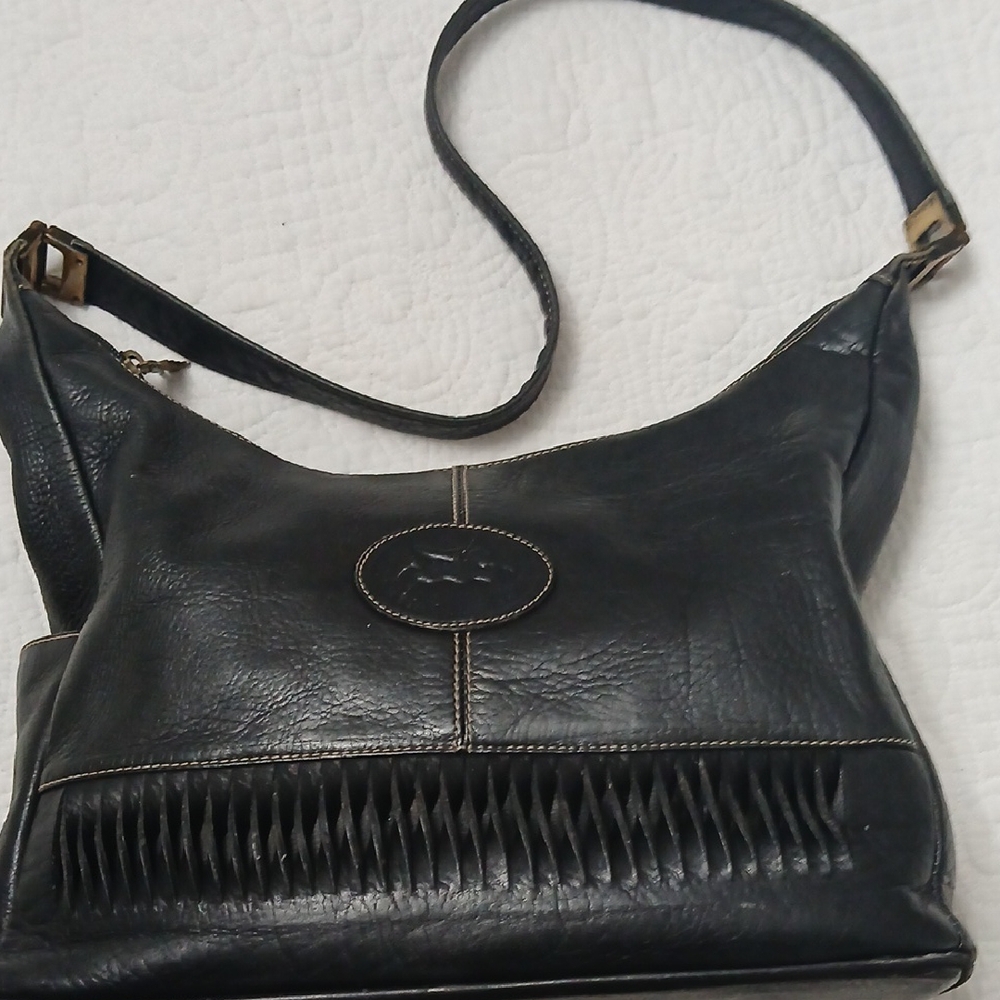 American Angel Genuine Leather Black Handbag, Excellent Condition